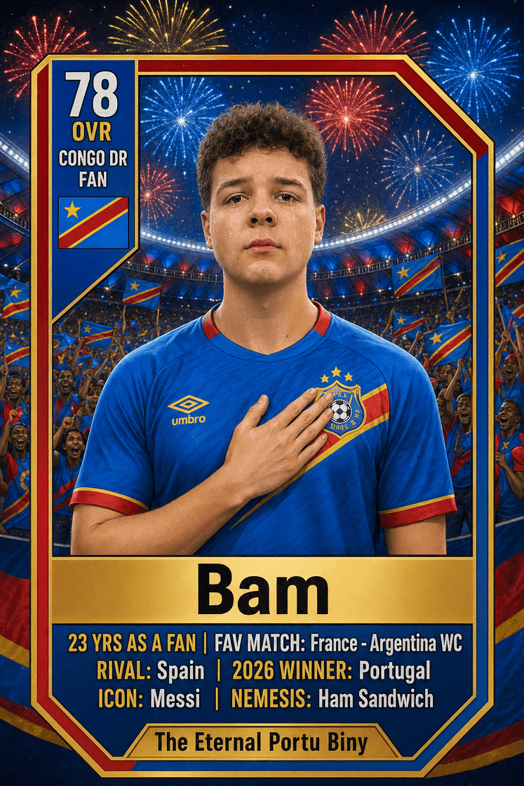 Bam fan card