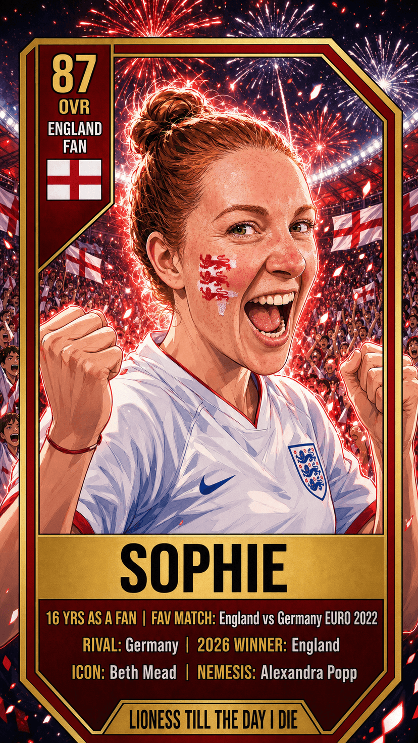 Sophie fan card