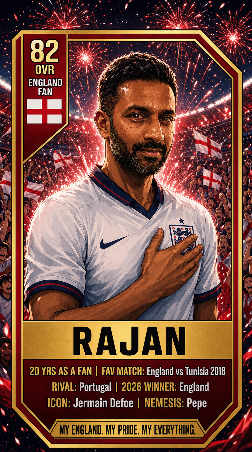 Rajan fan card