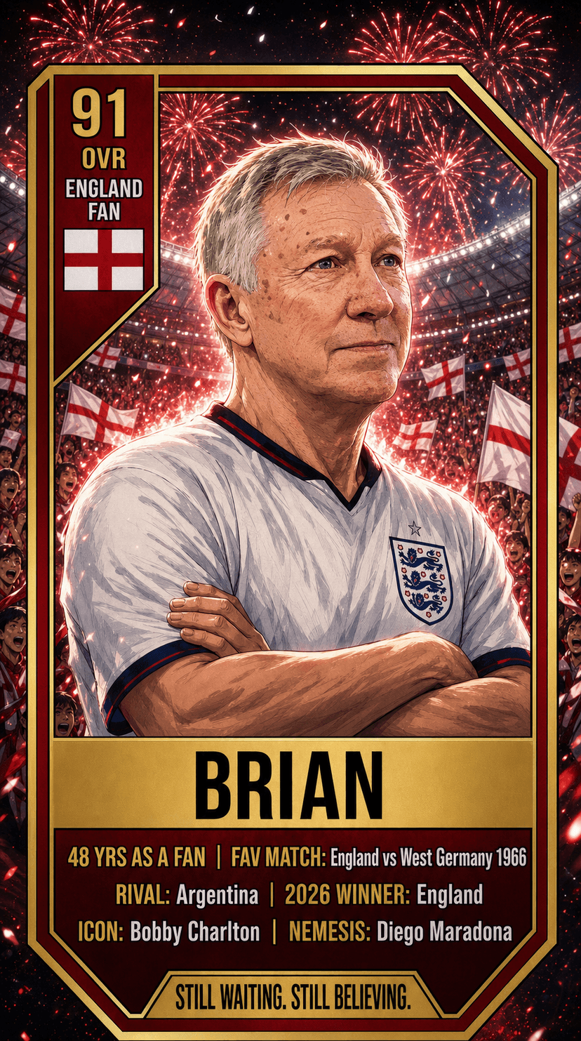 Brian fan card