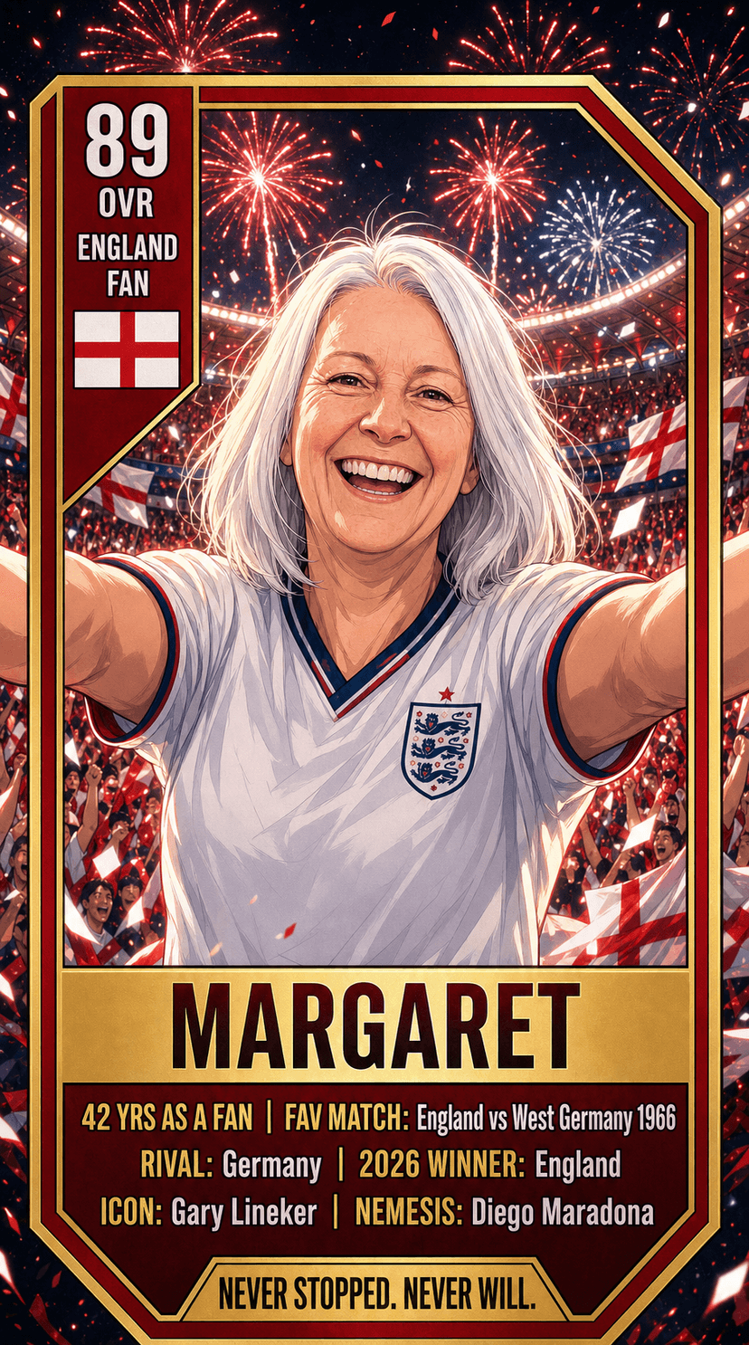 Margaret fan card