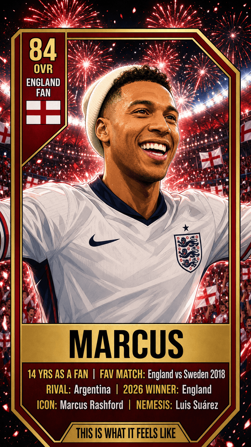 Marcus fan card