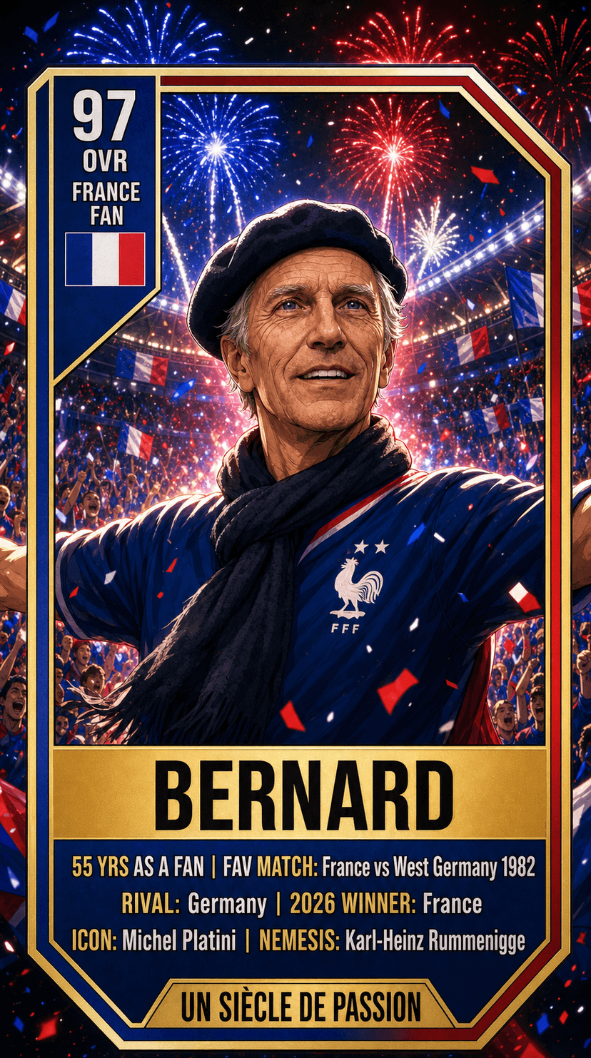 Bernard fan card