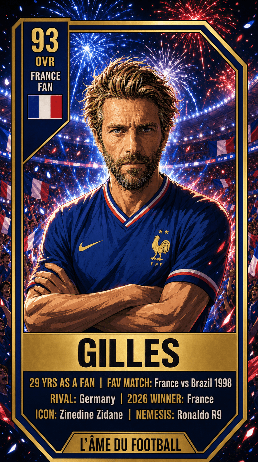 Gilles fan card