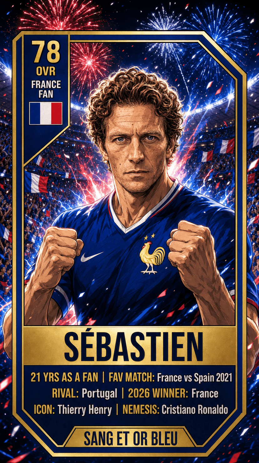 Sebastien fan card